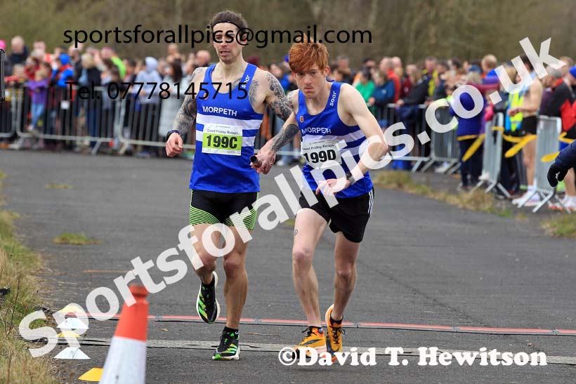 Senior mens 2023 Elswick Harriers Road Relays, Albamarle Barrack Airfield, Ouston, Northumberland. Photo: David T. Hewitson/Sports for All Pics